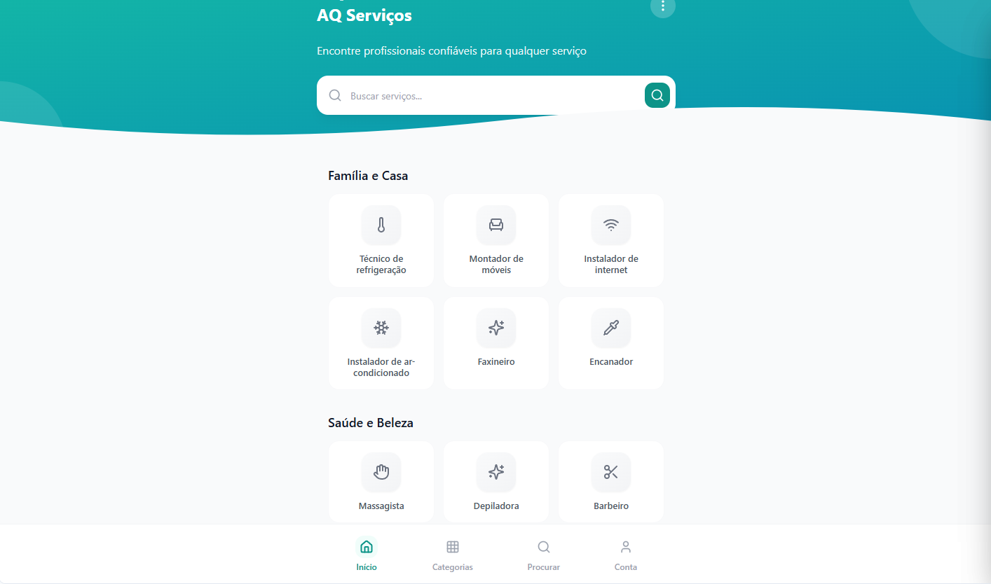 Projeto AQ Serviços